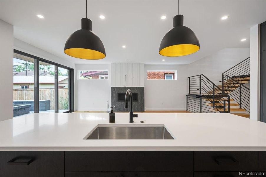 Furnished interior view inside a new home in , Denver (Image 27).