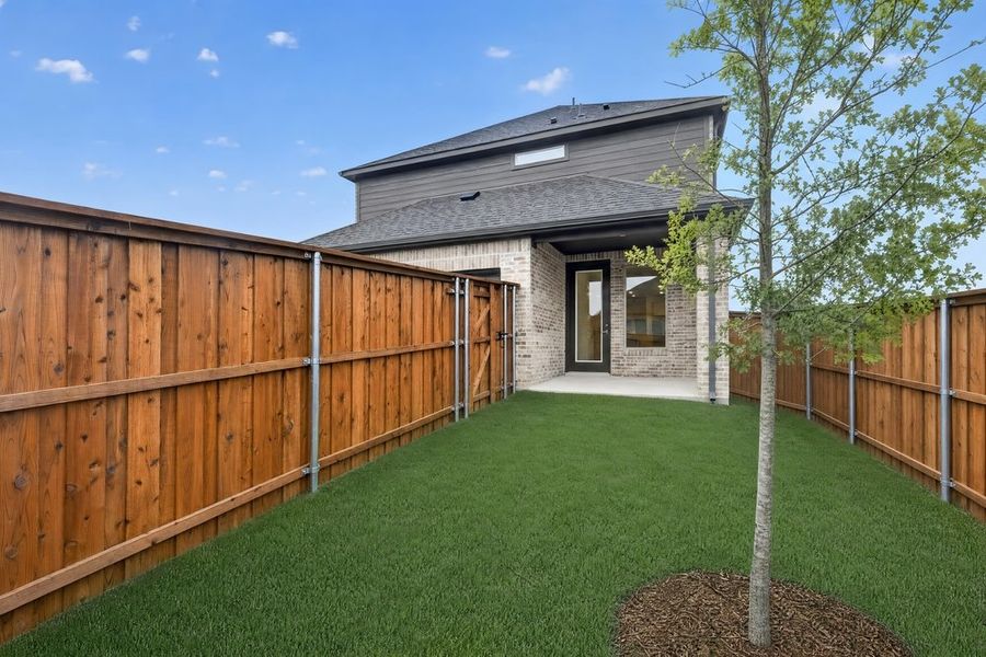 Exterior details and patio area of a home in The Ranch at Uptown Celina, Celina (Image 3). Exterior details and patio area of a home in The Ranch at Uptown Celina, Celina (Image 3).