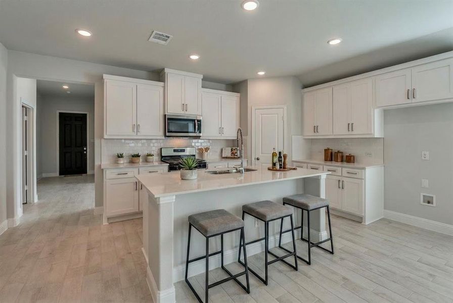 Furnished interior view inside a new home in , Princeton (Image 12).