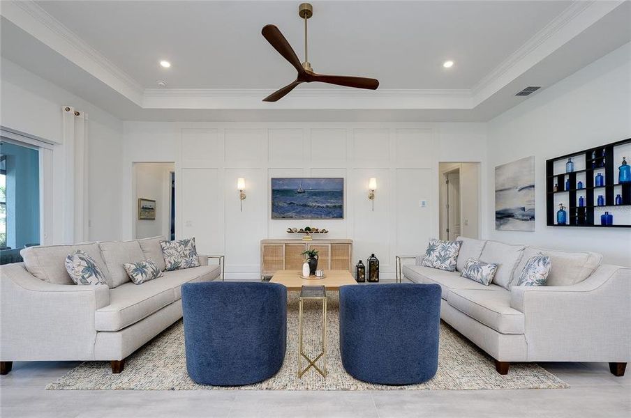 Furnished interior view inside a new home in , Englewood (Image 79).