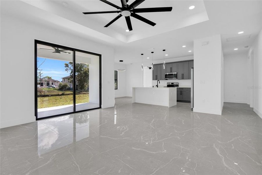 Furnished interior view inside a new home in , Lehigh Acres (Image 4). Furnished interior view inside a new home in , Lehigh Acres (Image 4).
