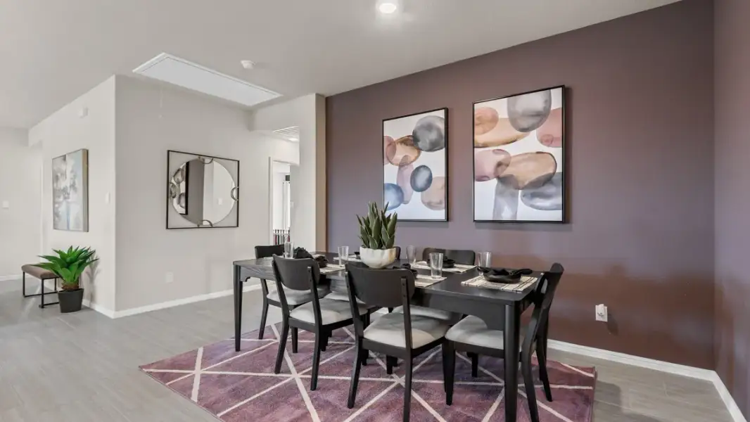 Furnished interior view inside a new home in Hadley Farms, Godley (Image 12).