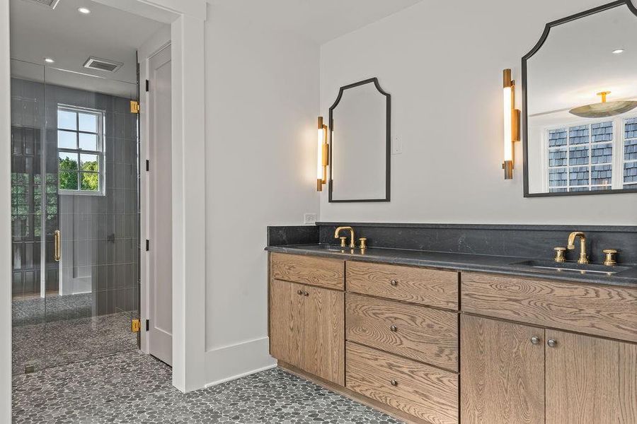 Furnished interior view inside a new home in , Clarkesville (Image 12).
