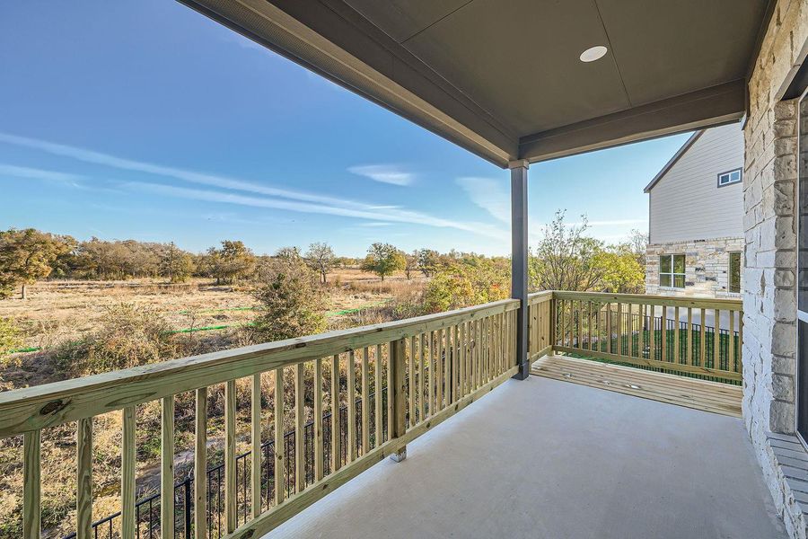 Exterior details and patio area of a home in Chester Ranch Place, Round Rock (Image 12).