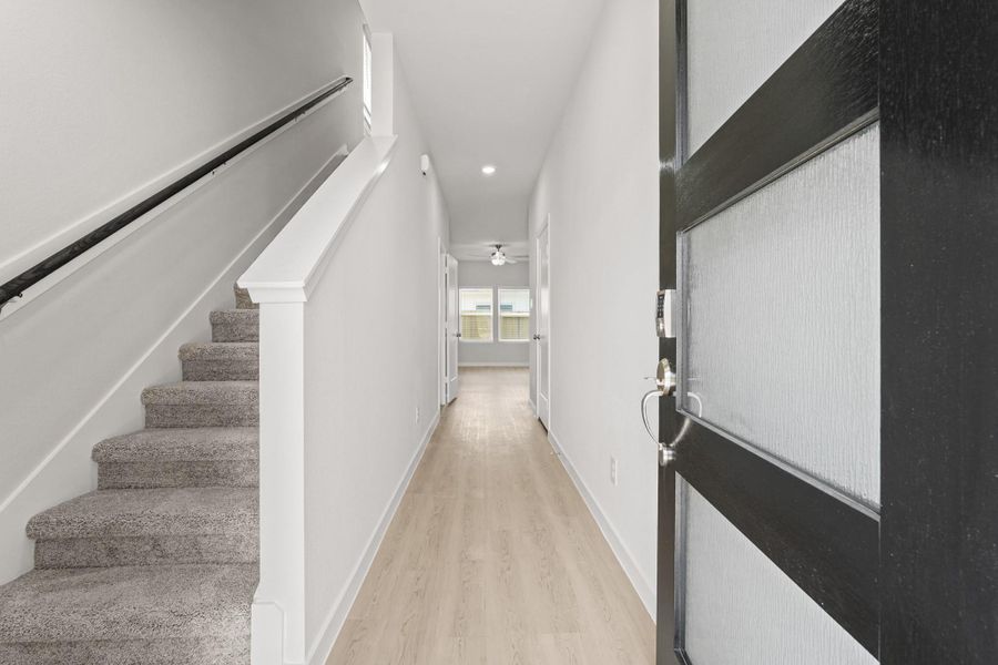 Spacious, unfurnished interior of a new home in Lakes at Black Oak, Magnolia (Image 18). Spacious, unfurnished interior of a new home in Lakes at Black Oak, Magnolia (Image 18).