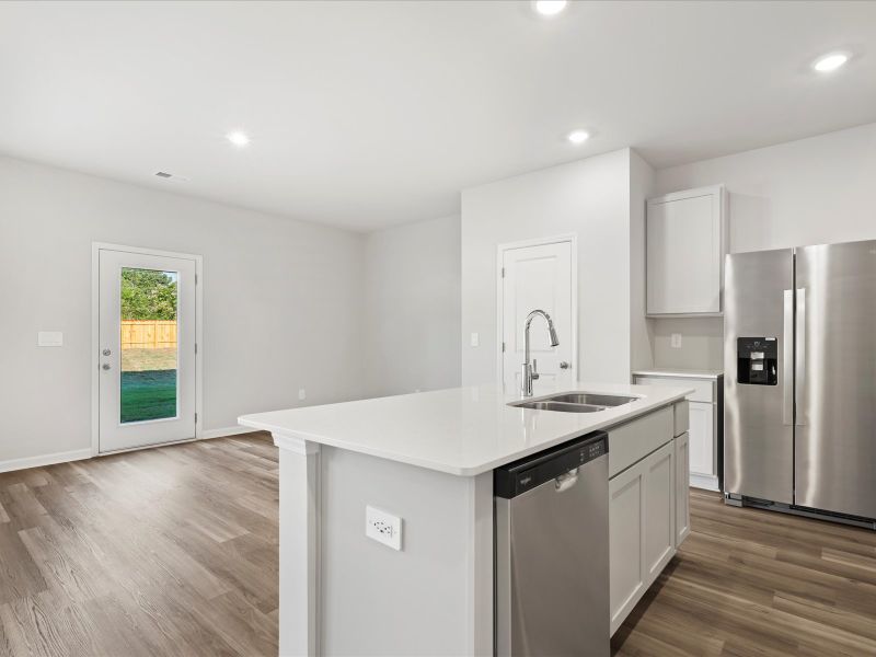 Furnished interior view inside a new home in Creek Ridge - Heritage Collection, Spartanburg (Image 4). Furnished interior view inside a new home in Creek Ridge - Heritage Collection, Spartanburg (Image 4).