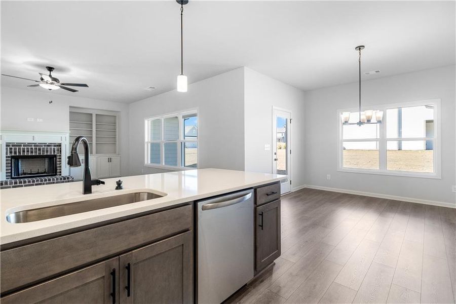 Furnished interior view inside a new home in Harmony Farms, Eatonton (Image 10).