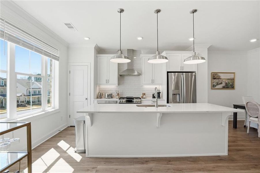 Furnished interior view inside a new home in , Cumming (Image 7).