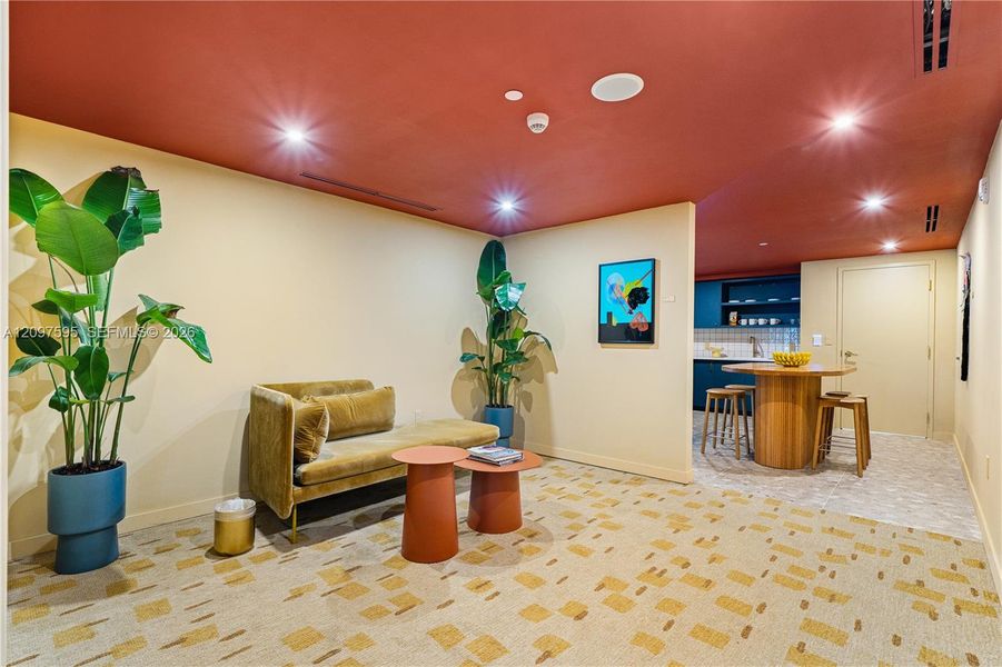 Furnished interior view inside a new home in , Miami (Image 19).
