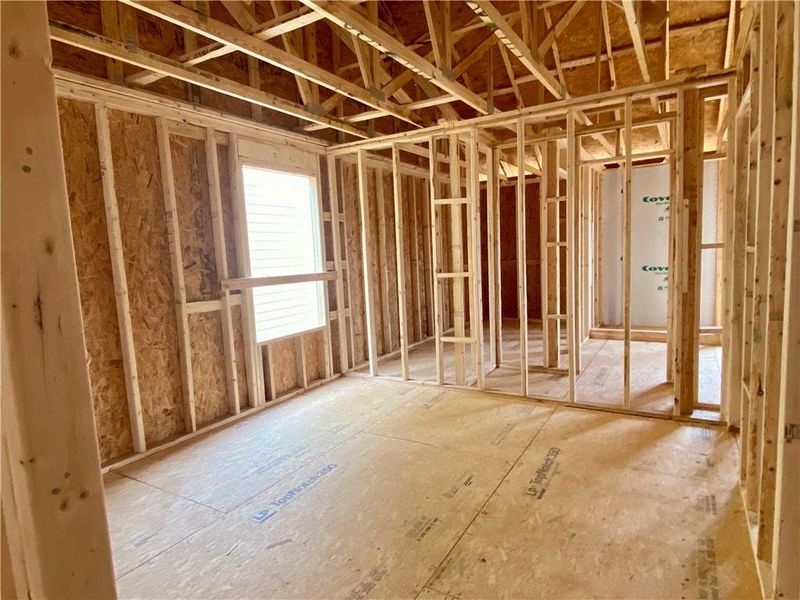 In-progress construction of a new home in Arbors at Richland Creek, Buford, GA (Image 37). In-progress construction of a new home in Arbors at Richland Creek, Buford, GA (Image 37).