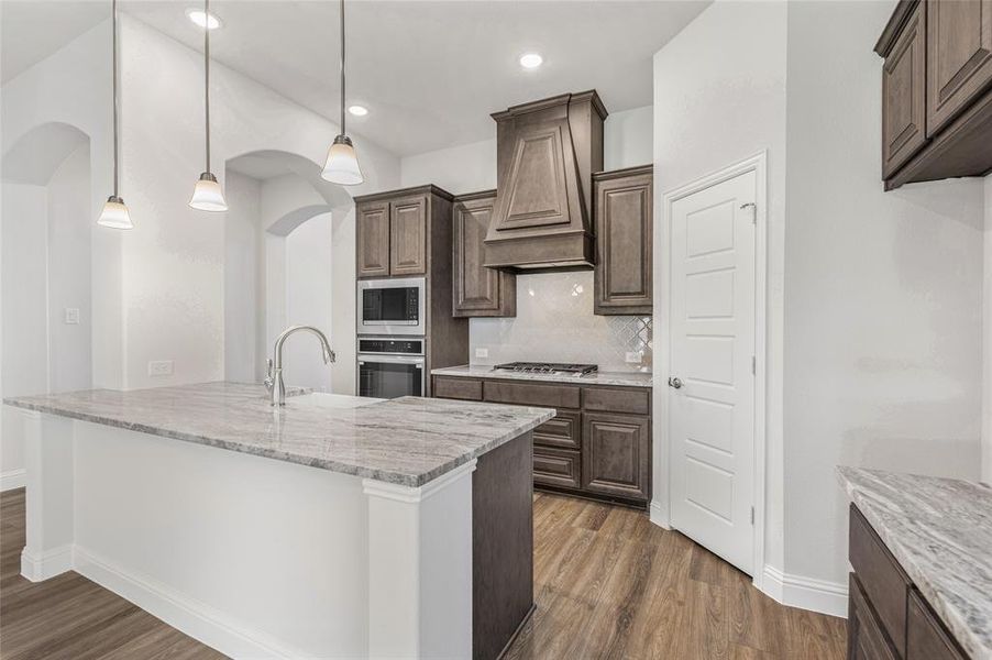 Furnished interior view inside a new home in Creekview Meadows, Pilot Point (Image 6).