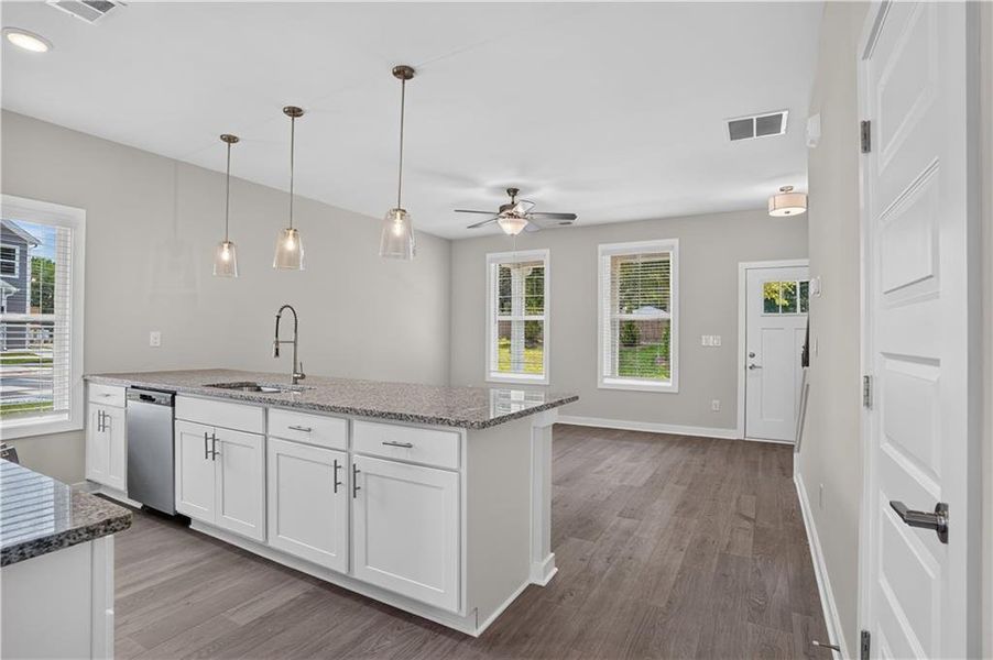 Furnished interior view inside a new home in The Cottages at East Lanier, Fayetteville (Image 7).