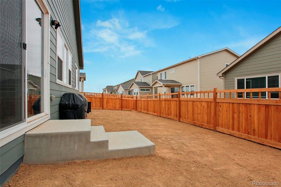 Exterior details and patio area of a home in Brighton Crossings, Brighton (Image 4).