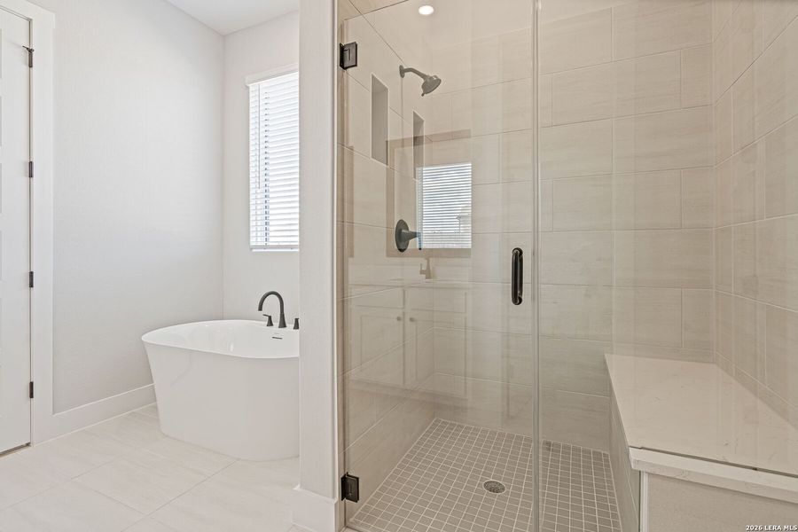 Furnished interior view inside a new home in Potranco West, Castroville (Image 4).