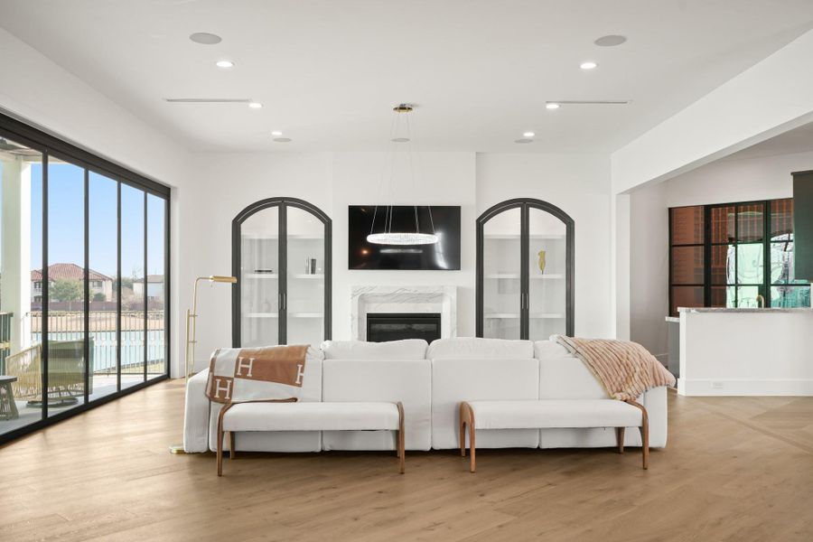 Furnished interior view inside a new home in Monet Estates, Sugar Land (Image 32).