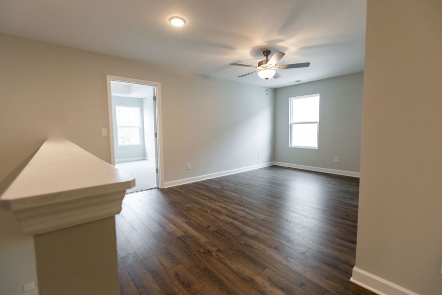 Representative unfurnished interior of a home built from the Dalton by Parkside Builders in The Woods, Gallatin (Image 23).
