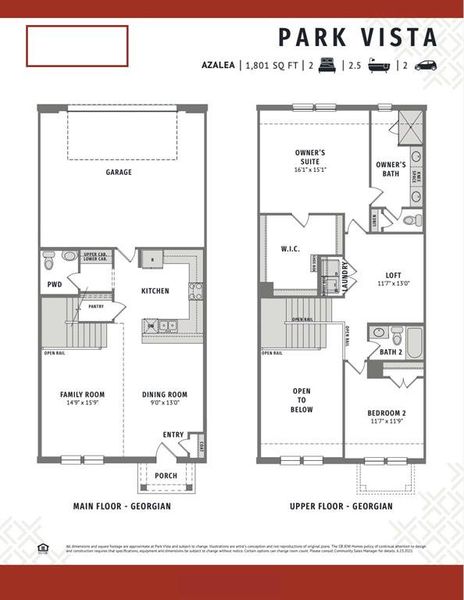 Whether you are just starting out or right sizing, our Azalea floor plan is the perfect home for you!