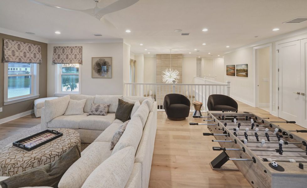 Furnished interior view inside a new home in Tidewater, Jacksonville (Image 28).