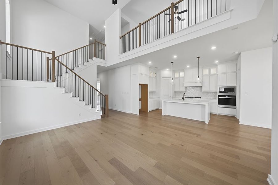 Spacious, unfurnished interior of a new home in Light Farms Brenham - 40' Lots, Celina (Image 28).