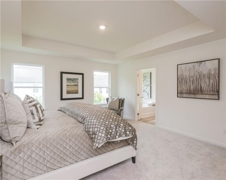 Furnished interior view inside a new home in Shoals Crossing, Conyers (Image 2). Furnished interior view inside a new home in Shoals Crossing, Conyers (Image 2).