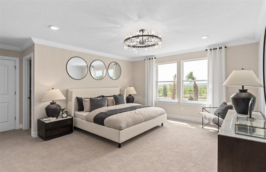 Furnished interior view inside a new home in Winter Grove, Winter Garden (Image 17).