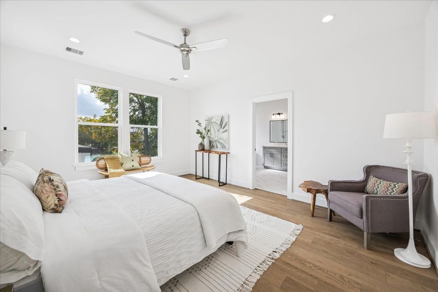 Furnished interior view inside a new home in , Houston (Image 11).