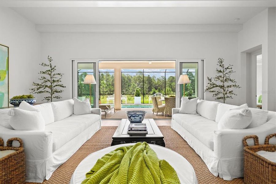 Furnished interior view inside a new home in Crosswind Ranch, Parrish (Image 52).