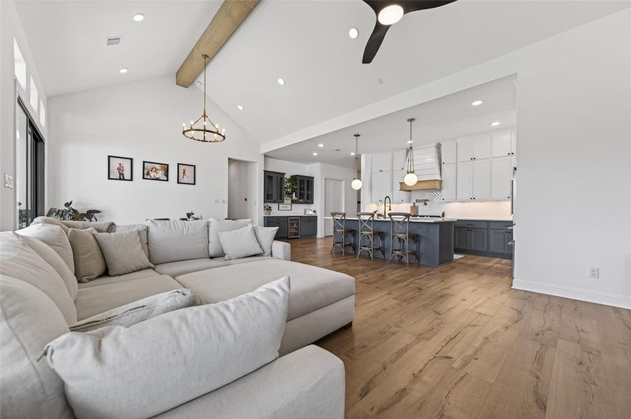 Furnished interior view inside a new home in , Magnolia (Image 25). Furnished interior view inside a new home in , Magnolia (Image 25).