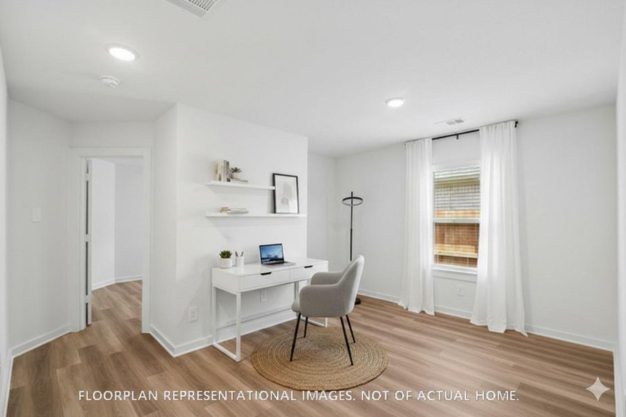 Furnished interior view inside a new home in Moran Ranch, Willis (Image 11). Furnished interior view inside a new home in Moran Ranch, Willis (Image 11).