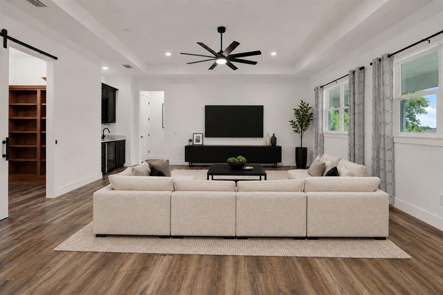 Furnished interior view inside a new home in , Dade City (Image 37). Furnished interior view inside a new home in , Dade City (Image 37).