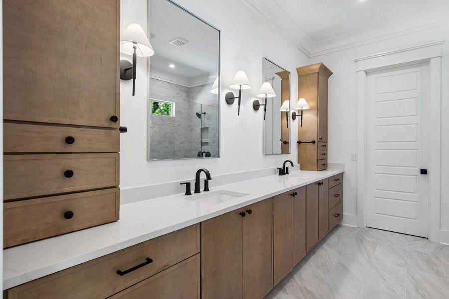 Furnished interior view inside a new home in , Mount Pleasant (Image 13).
