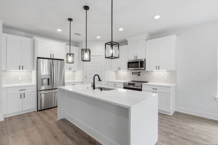 Furnished interior view inside a new home in , Spring Branch (Image 9).