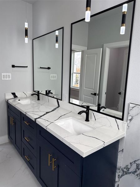 Furnished interior view inside a new home in , Houston (Image 10).