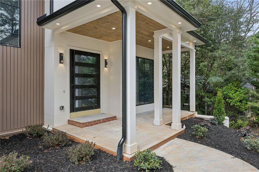 Exterior details and patio area of a home in , Atlanta (Image 3).