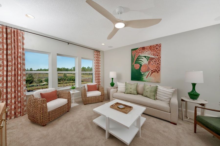 Representative furnished interior of a home built from the Hamilton by Riverside Homes in Amelia National Country Club, Fernandina Beach (Image 49). Representative furnished interior of a home built from the Hamilton by Riverside Homes in Amelia National Country Club, Fernandina Beach (Image 49).