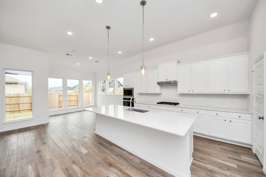 Furnished interior view inside a new home in 50' Traditional Homes at Elyson, Katy (Image 10). Furnished interior view inside a new home in 50' Traditional Homes at Elyson, Katy (Image 10).
