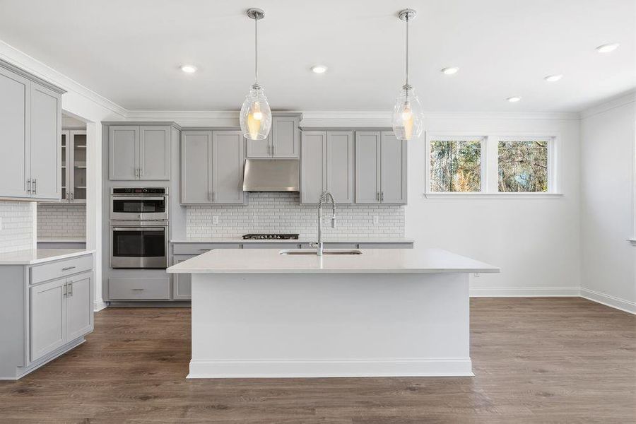 Furnished interior view inside a new home in Reserve at Hickory Walk, Kennesaw (Image 18).