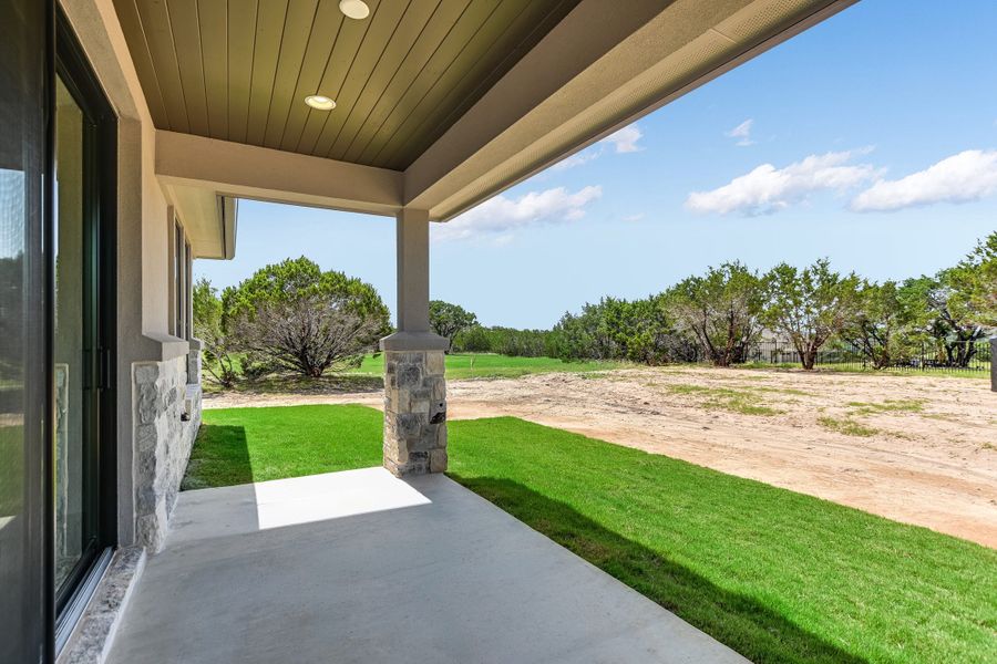 Representative exterior details of a home built from the Casita by Giddens Homes in Burnet Hilltop Estates, Cedar Park (Image 45).