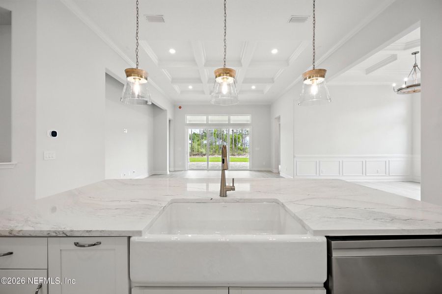 Furnished interior view inside a new home in , St. Augustine (Image 12).