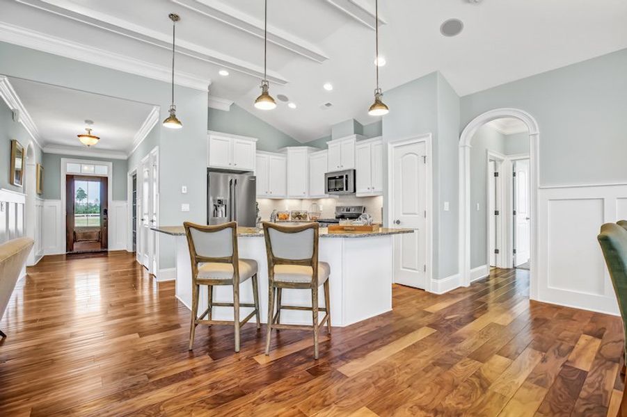 Representative furnished interior of a home built from the Lanai by Bill Clark Homes in The Sanctuary at Sunset Beach, Sunset Beach (Image 35). Representative furnished interior of a home built from the Lanai by Bill Clark Homes in The Sanctuary at Sunset Beach, Sunset Beach (Image 35).