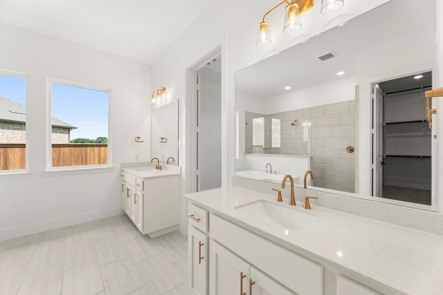 Primary Bathroom featuring the Serene Collection Primary Bathroom featuring the Serene Collection
