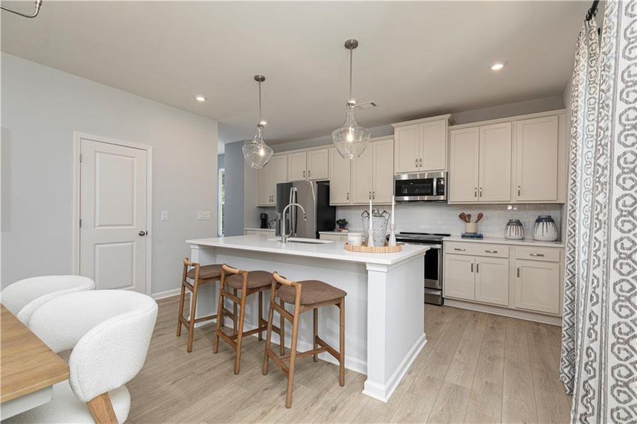 Furnished interior view inside a new home in Rhodes Glen, Lawrenceville (Image 19).