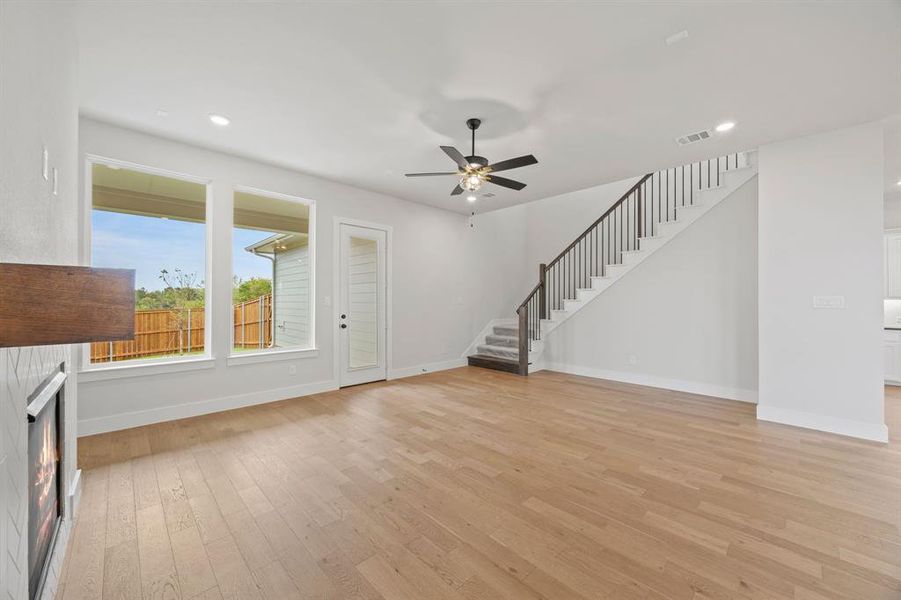 Spacious, unfurnished interior of a new home in The Heights at Uptown Celina, Celina (Image 24). Spacious, unfurnished interior of a new home in The Heights at Uptown Celina, Celina (Image 24).