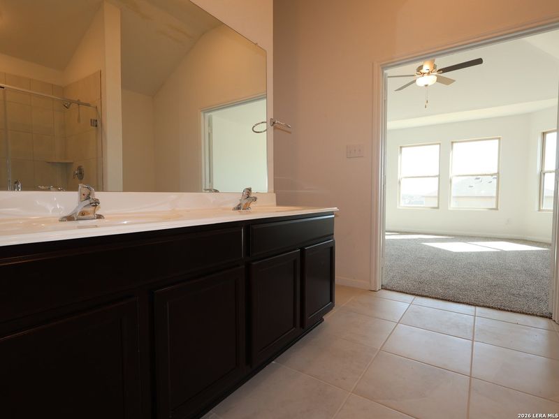 Furnished interior view inside a new home in Hunters Ranch, San Antonio (Image 12).