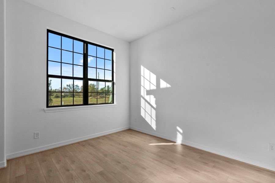 The home office features French doors, beautiful floors, large windows that give a fresh feel, this space promotes focus and creativity. The home office features French doors, beautiful floors, large windows that give a fresh feel, this space promotes focus and creativity.