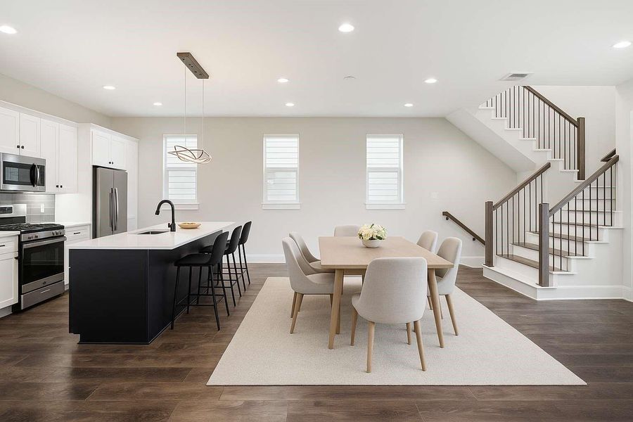 Furnished interior view inside a new home in , Houston (Image 14). Furnished interior view inside a new home in , Houston (Image 14).