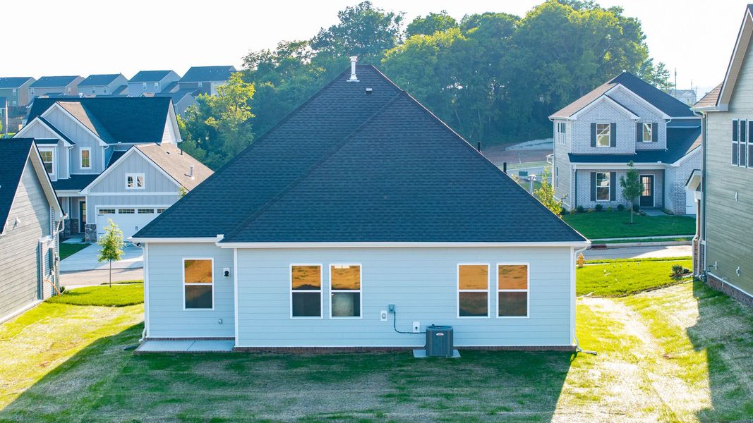 Exterior details and patio area of a home in McClure Farms, Columbia (Image 4).