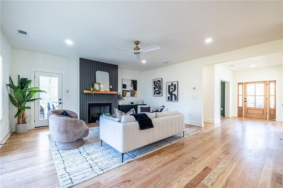 Furnished interior view inside a new home in , Avondale Estates (Image 15). Furnished interior view inside a new home in , Avondale Estates (Image 15).