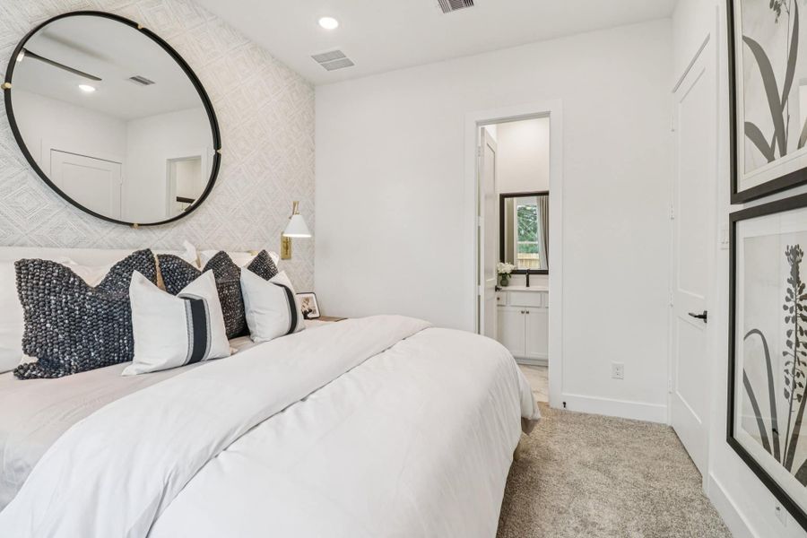 Furnished interior view inside a new home in Grange, Katy (Image 31).