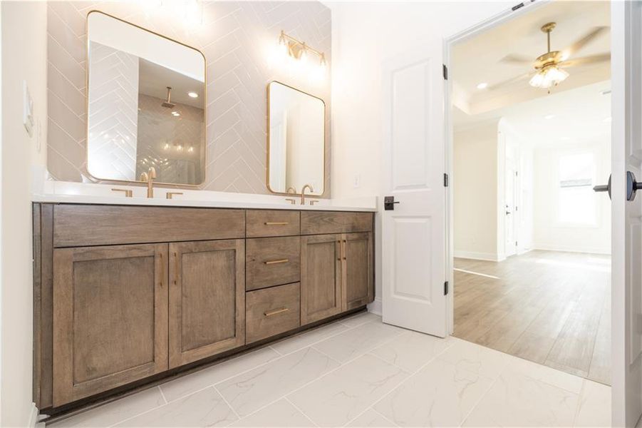 Furnished interior view inside a new home in Park Walke, Alpharetta (Image 8).